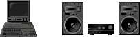 Amiga Speakers Image - Amiga Mods as Mp3s, anim gif 203x54 6KB
